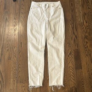 White old navy high rise jeans